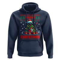 Funny Heavy Christmas Rock Band Guitarist Hoodie