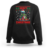 Funny Heavy Christmas Rock Band Guitarist Sweatshirt - Wonder Print Shop