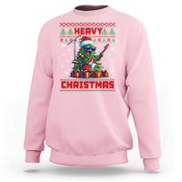 Funny Heavy Christmas Rock Band Guitarist Sweatshirt - Wonder Print Shop