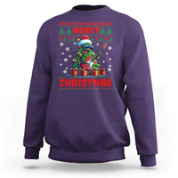Funny Heavy Christmas Rock Band Guitarist Sweatshirt - Wonder Print Shop