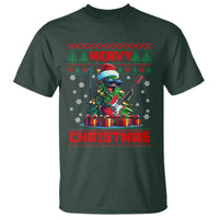 Funny Heavy Christmas Rock Band Guitarist T Shirt - Wonder Print Shop