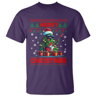 Funny Heavy Christmas Rock Band Guitarist T Shirt - Wonder Print Shop