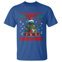 Funny Heavy Christmas Rock Band Guitarist T Shirt - Wonder Print Shop