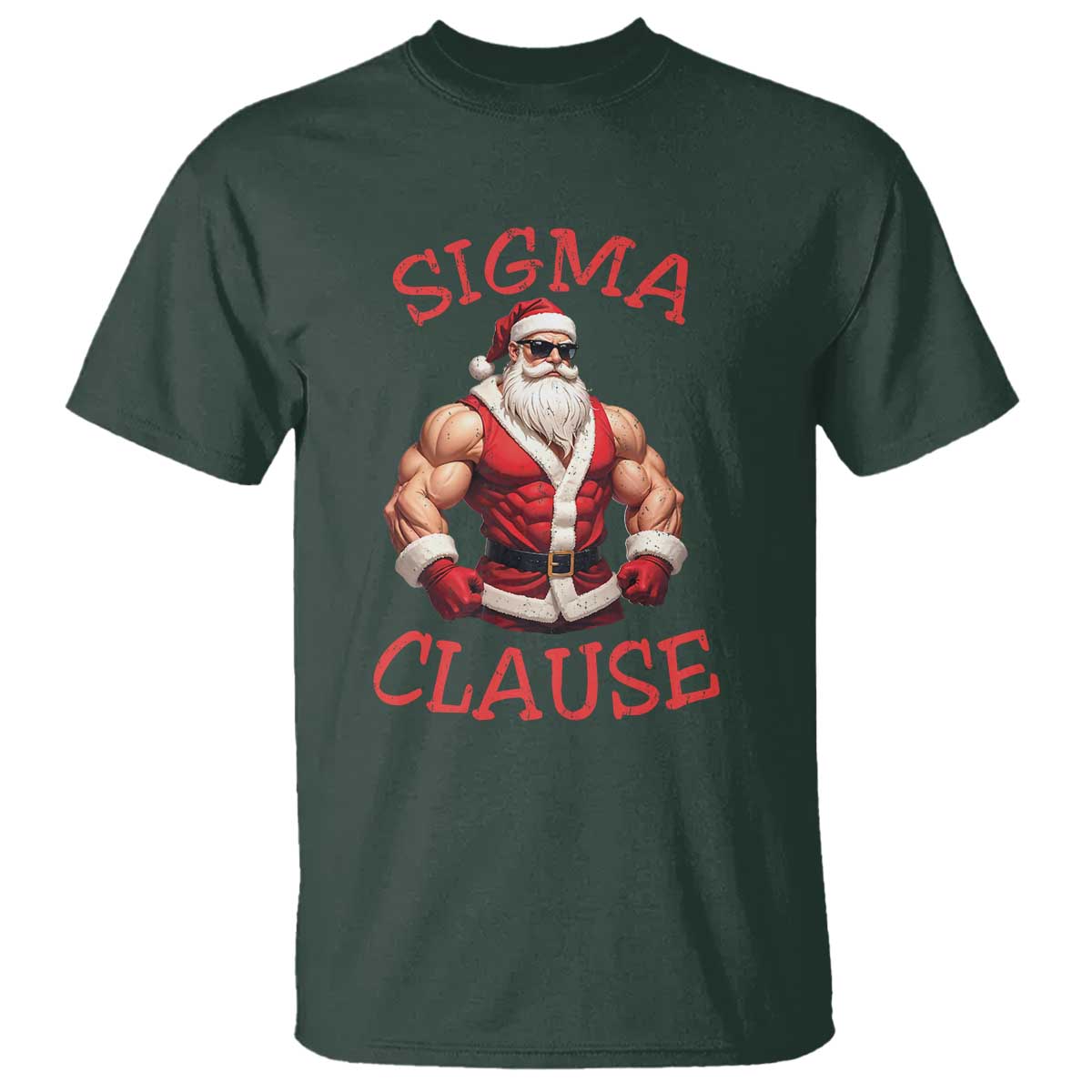 Funny Xmas Sigma Claus T Shirt - Wonder Print Shop