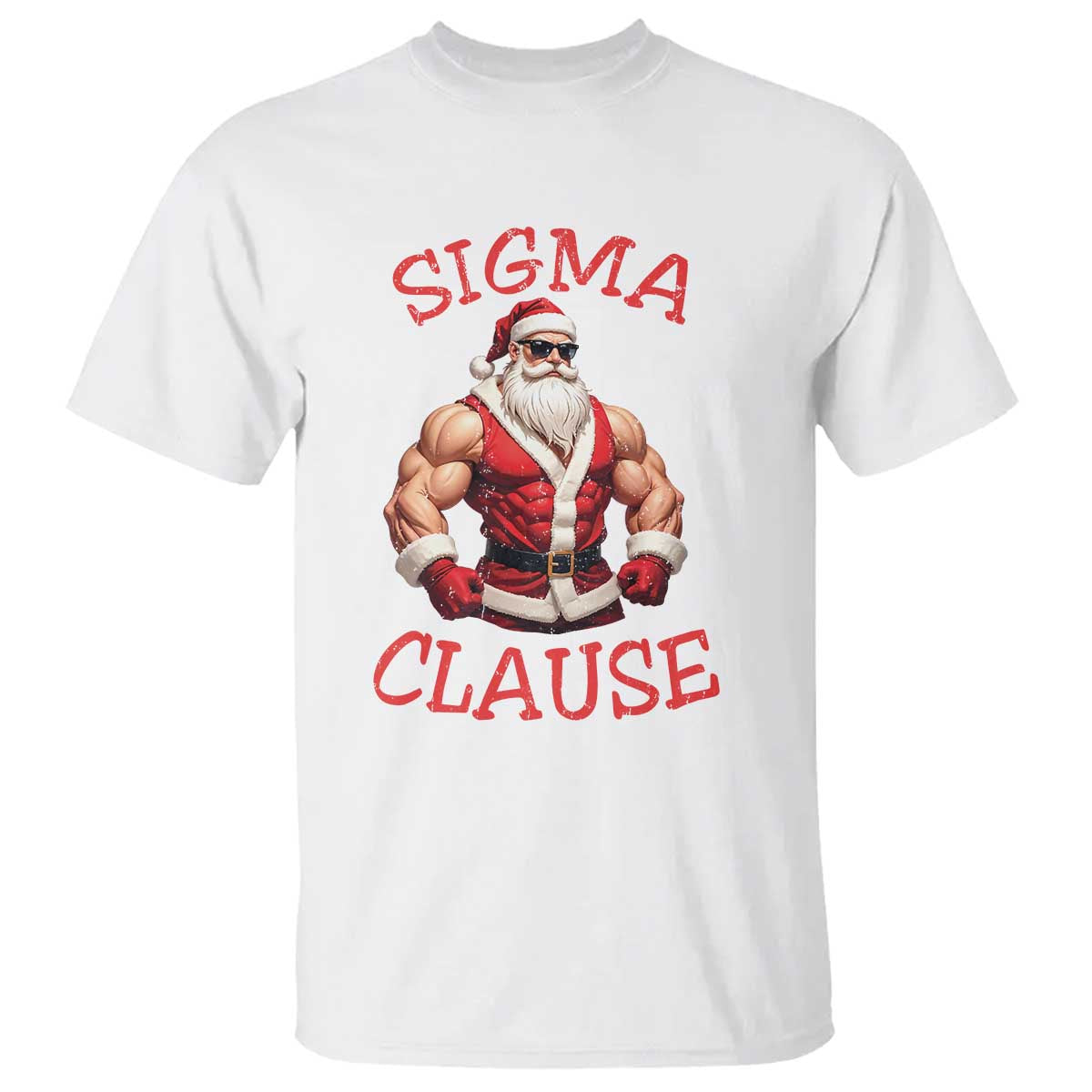 Funny Xmas Sigma Claus T Shirt - Wonder Print Shop
