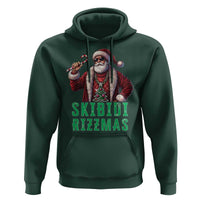 Funny Xmas Hoodie Skibidi Rizzmas Cool Santa Gangsta