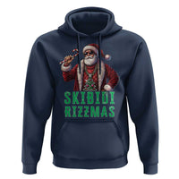 Funny Xmas Hoodie Skibidi Rizzmas Cool Santa Gangsta