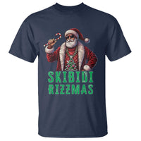 Funny Xmas T Shirt Skibidi Rizzmas Cool Santa Gangsta - Wonder Print Shop