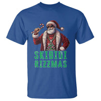 Funny Xmas T Shirt Skibidi Rizzmas Cool Santa Gangsta - Wonder Print Shop