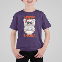 Funny Skibidi Rizzmas Santa Toilet Meme T Shirt For Kid - Wonder Print Shop