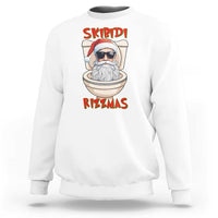 Funny Skibidi Rizzmas Santa Toilet Meme Sweatshirt - Wonder Print Shop