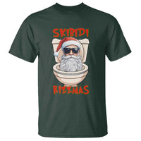 Funny Skibidi Rizzmas Santa Toilet Meme T Shirt - Wonder Print Shop
