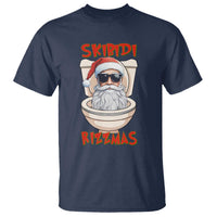 Funny Skibidi Rizzmas Santa Toilet Meme T Shirt - Wonder Print Shop