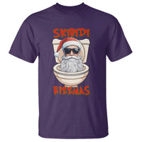 Funny Skibidi Rizzmas Santa Toilet Meme T Shirt - Wonder Print Shop