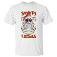Funny Skibidi Rizzmas Santa Toilet Meme T Shirt - Wonder Print Shop