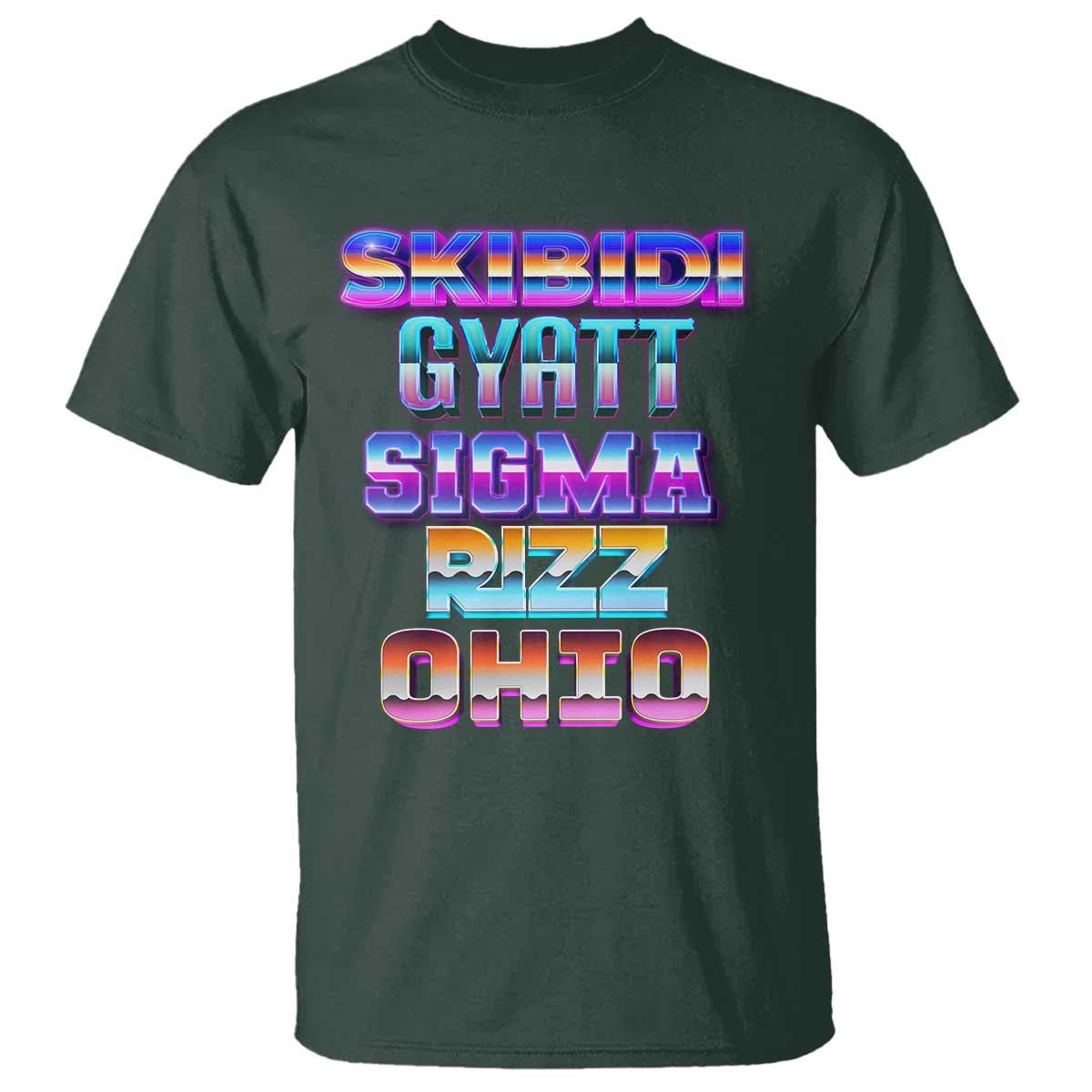 Skibidi Gyatt Sigma Rizz Ohio T Shirt - Wonder Print Shop