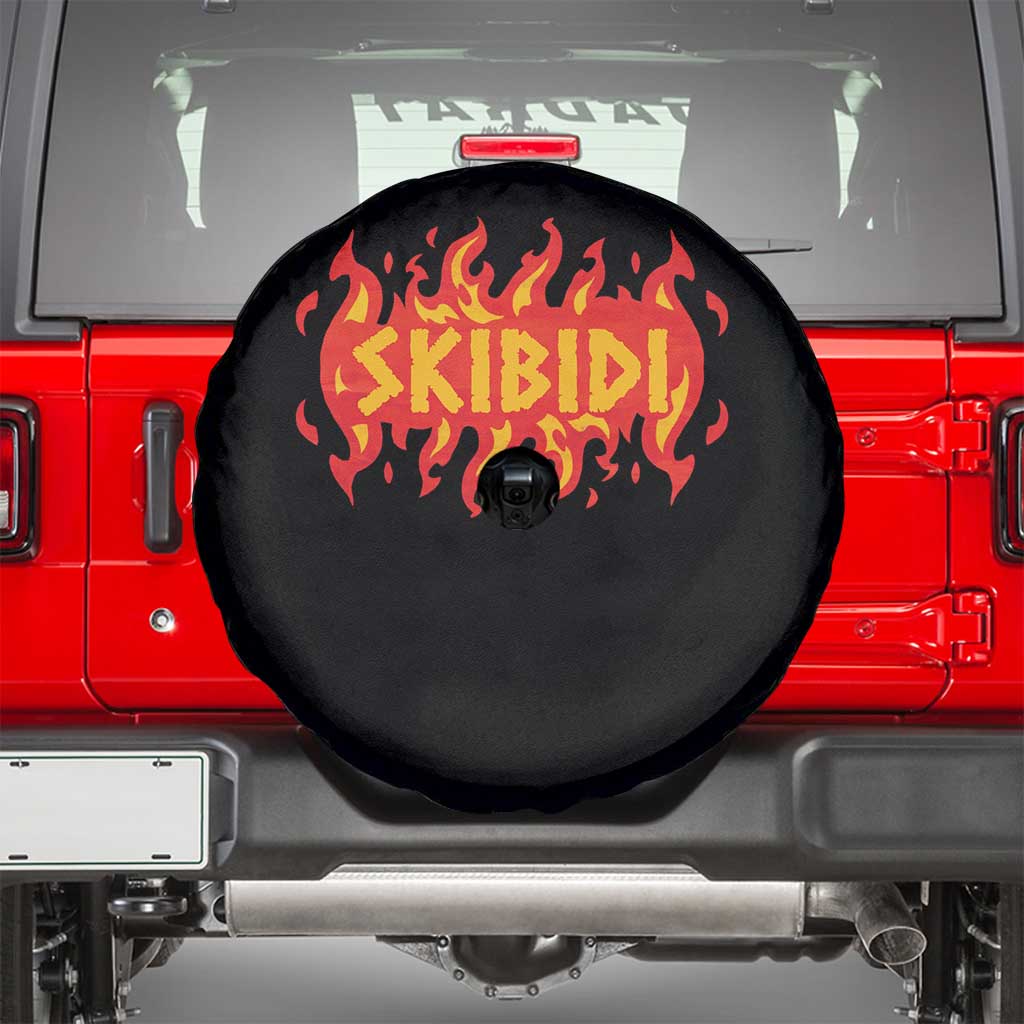 Funny Skibidi Spare Tire Cover