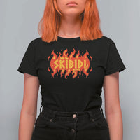 Funny Skibidi T Shirt For Women - Wonder Print Shop