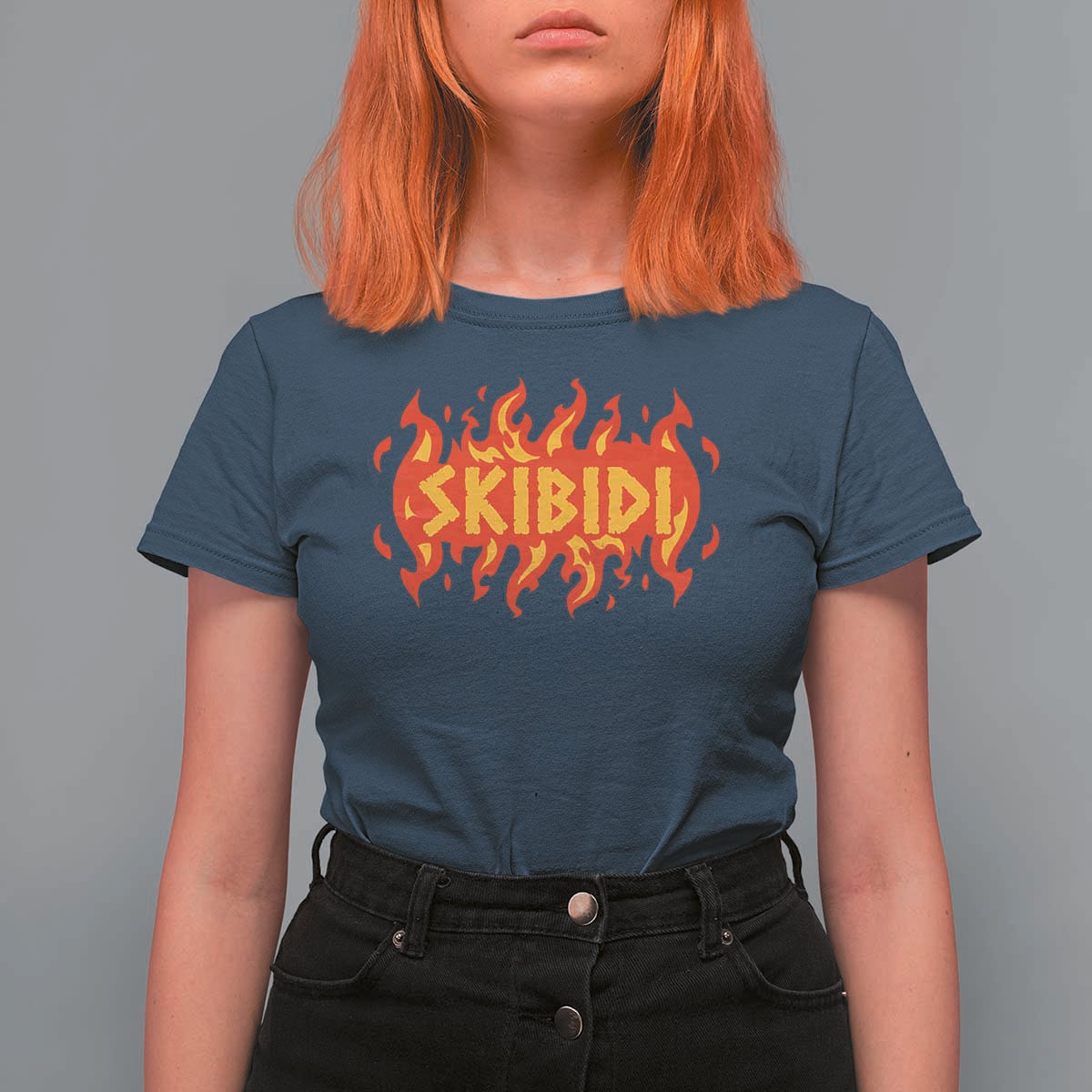 Funny Skibidi T Shirt For Women - Wonder Print Shop