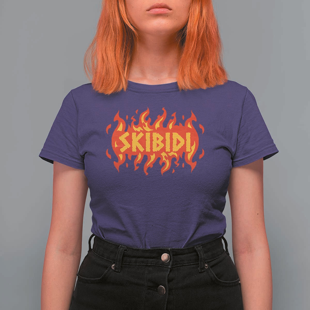 Funny Skibidi T Shirt For Women - Wonder Print Shop