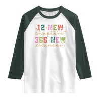 Happy New Year Raglan Shirt 12 New Chapters 365 New Chances