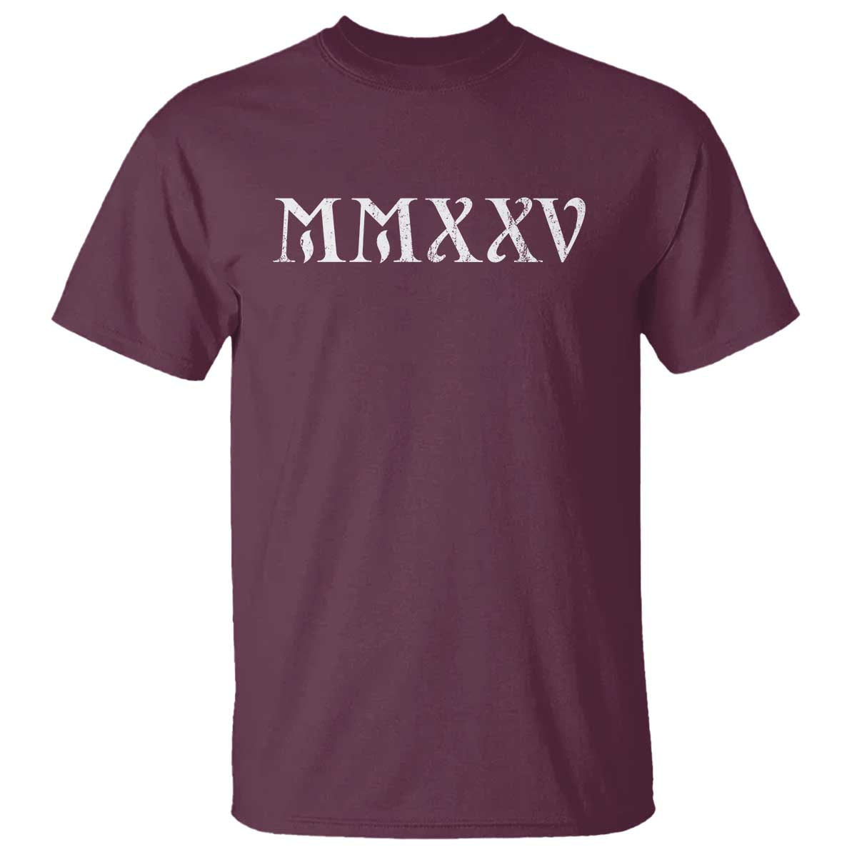 Happy New Year 2025 T Shirt MMXXV Roman Numerals - Wonder Print Shop