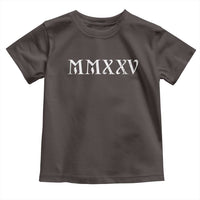 Happy New Year 2025 Toddler T Shirt MMXXV Roman Numerals