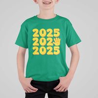 Funny Happy New Year 2025 T Shirt For Kid - Wonder Print Shop