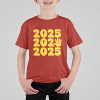 Funny Happy New Year 2025 T Shirt For Kid - Wonder Print Shop