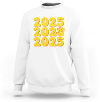 Funny Happy New Year 2025 Sweatshirt - Wonder Print Shop
