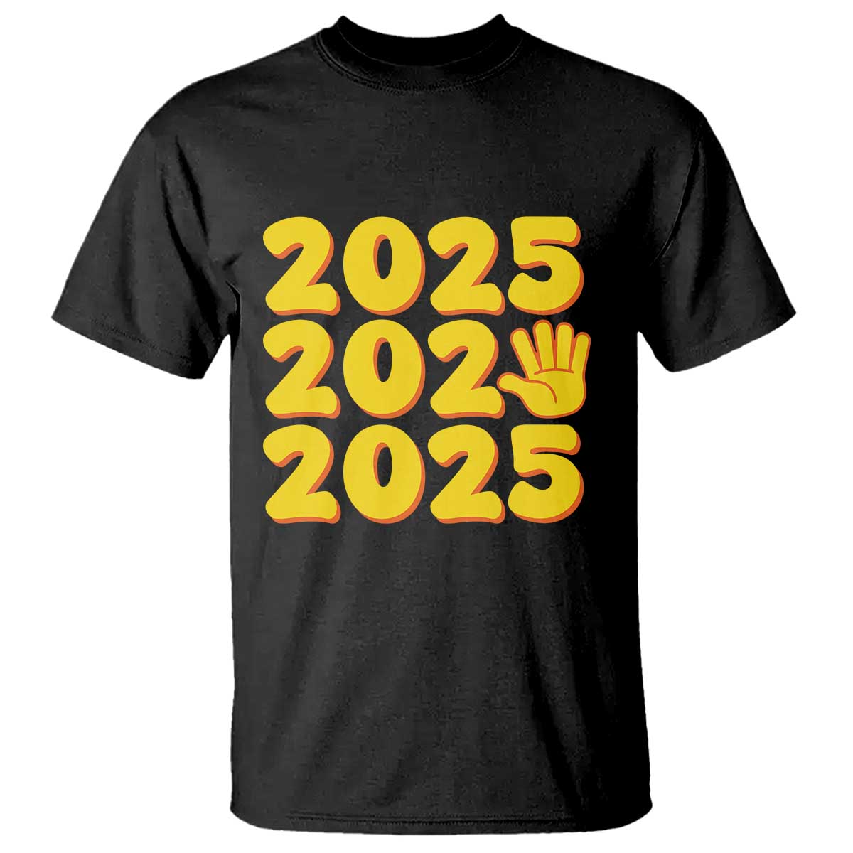Funny Happy New Year 2025 T Shirt - Wonder Print Shop