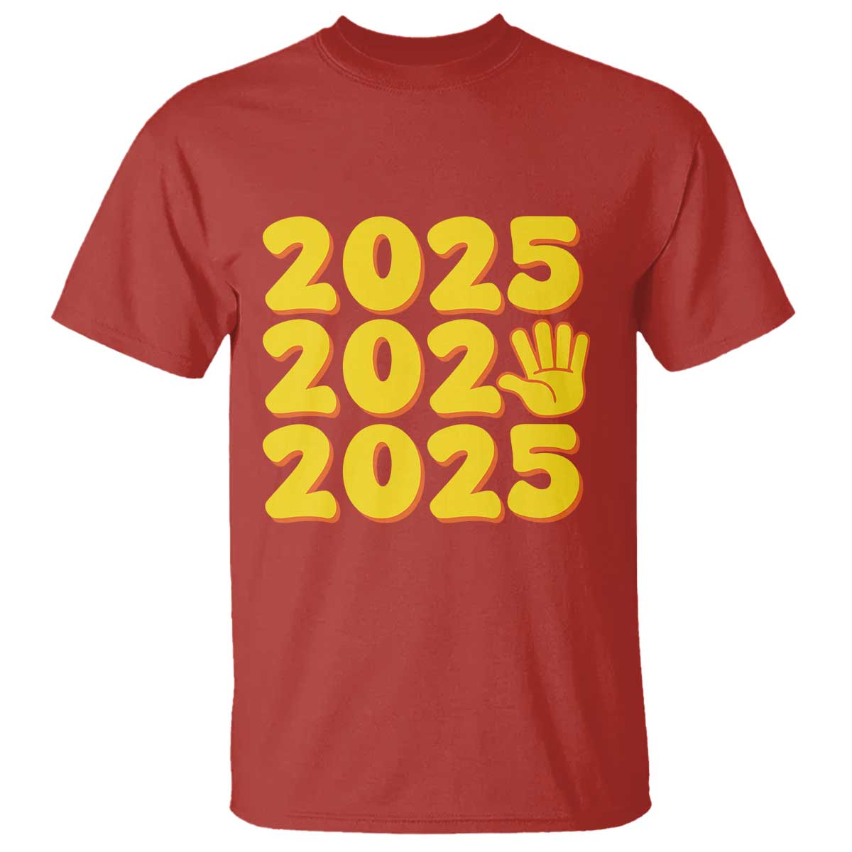 Funny Happy New Year 2025 T Shirt - Wonder Print Shop