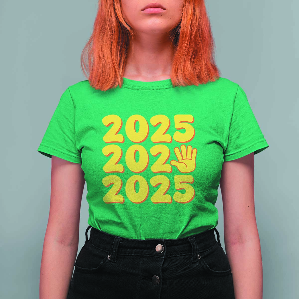 Funny Happy New Year 2025 T Shirt For Women - Wonder Print Shop