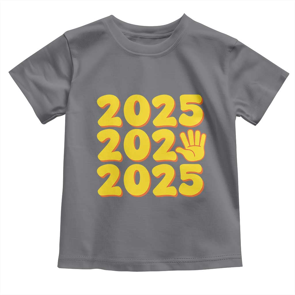 Funny Happy New Year 2025 Toddler T Shirt