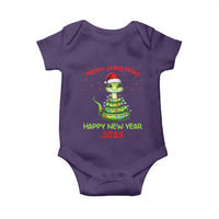 Year Of The Snake 2025 Baby Onesie Merry Christmas And Happy New Year Cute Snake