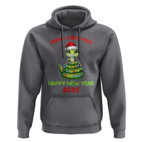 Year Of The Snake 2025 Hoodie Merry Christmas And Happy New Year Cute Snake