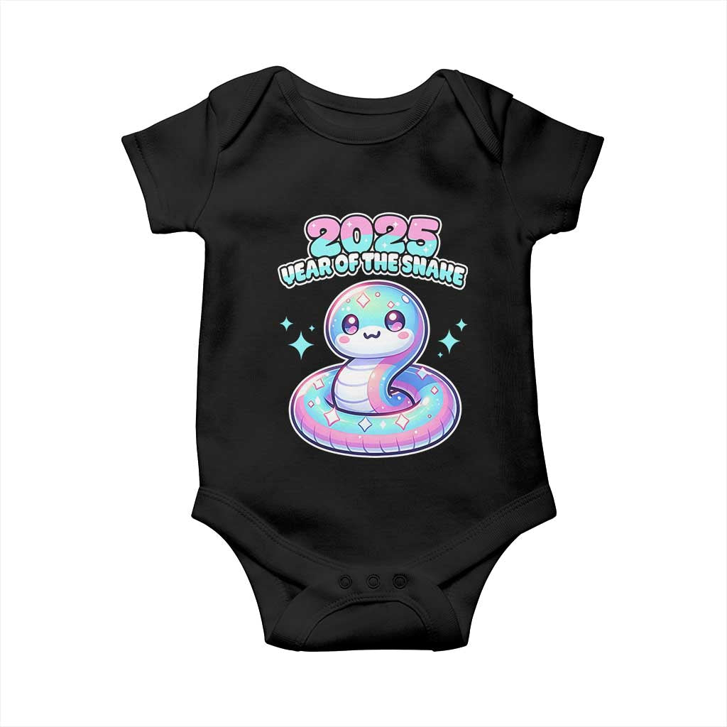 Year Of The Snake 2025 Baby Onesie Cute Snake Happy New Year