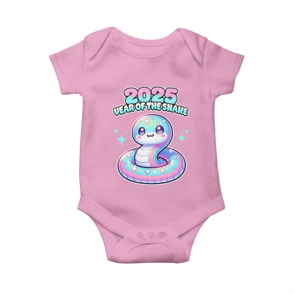 Year Of The Snake 2025 Baby Onesie Cute Snake Happy New Year