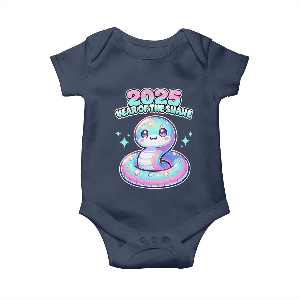 Year Of The Snake 2025 Baby Onesie Cute Snake Happy New Year