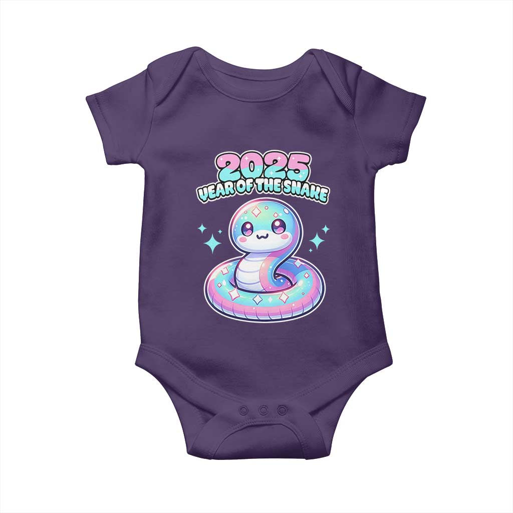 Year Of The Snake 2025 Baby Onesie Cute Snake Happy New Year