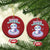 Year Of The Snake 2025 Christmas Ornament Cute Snake Happy New Year - Wonder Print Shop