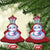 Year Of The Snake 2025 Christmas Ornament Cute Snake Happy New Year - Wonder Print Shop