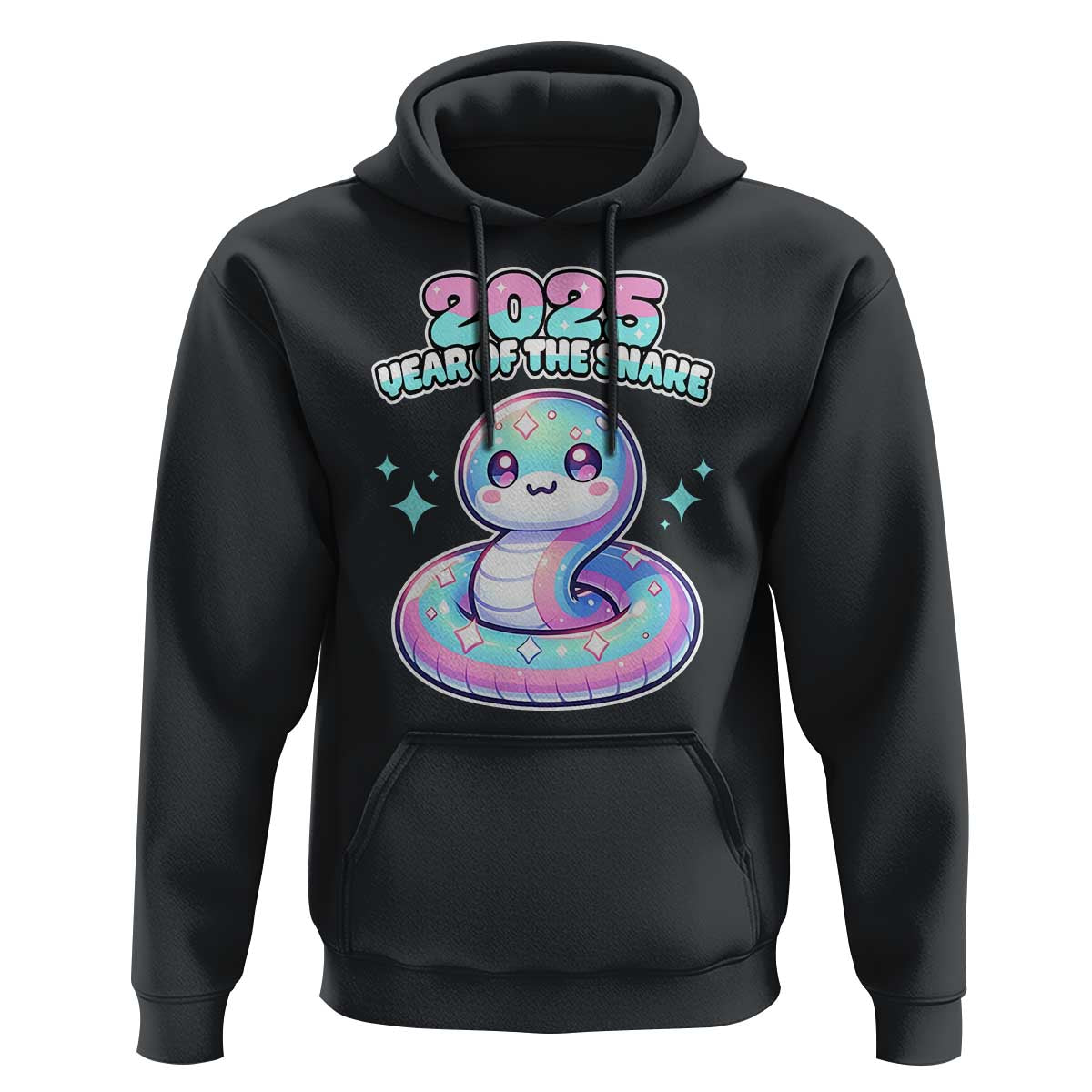 Year Of The Snake 2025 Hoodie Cute Snake Happy New Year