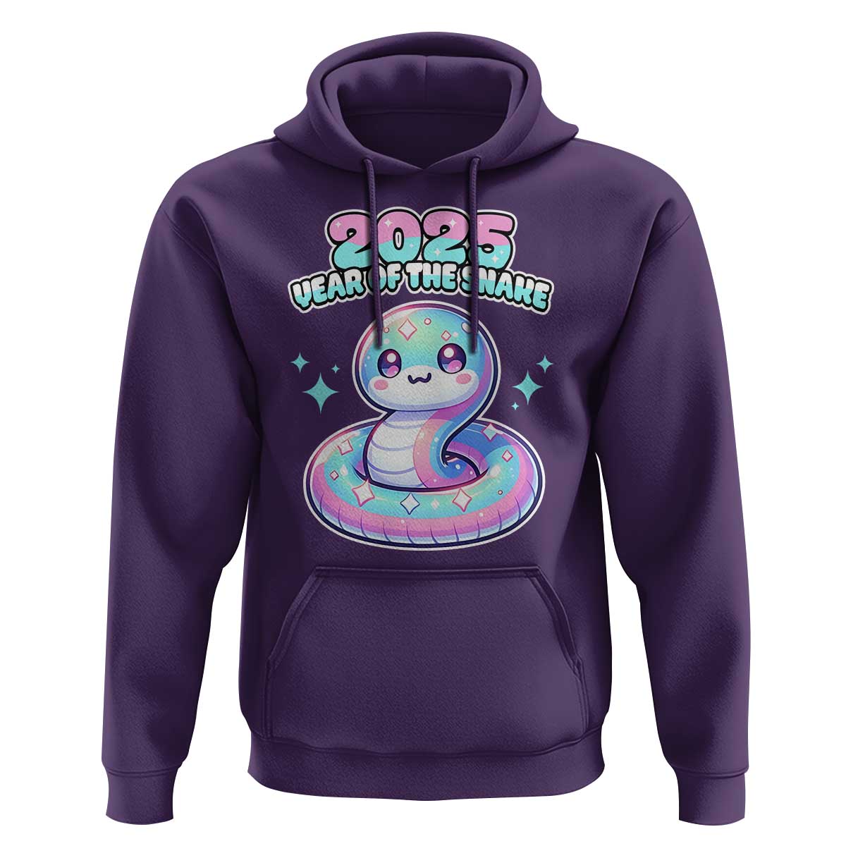 Year Of The Snake 2025 Hoodie Cute Snake Happy New Year