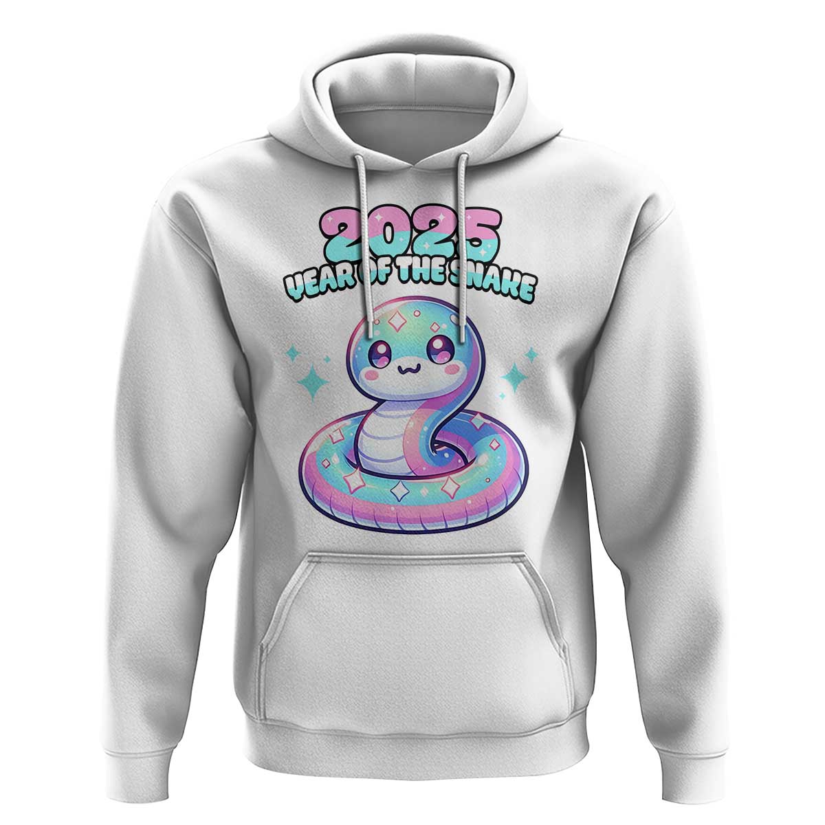 Year Of The Snake 2025 Hoodie Cute Snake Happy New Year