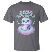 Year Of The Snake 2025 T Shirt Cute Snake Happy New Year - Wonder Print Shop