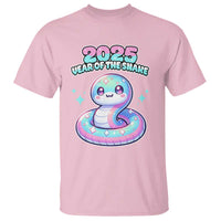 Year Of The Snake 2025 T Shirt Cute Snake Happy New Year - Wonder Print Shop