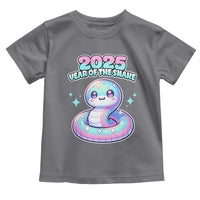 Year Of The Snake 2025 Toddler T Shirt Cute Snake Happy New Year