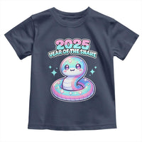Year Of The Snake 2025 Toddler T Shirt Cute Snake Happy New Year