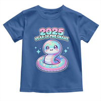 Year Of The Snake 2025 Toddler T Shirt Cute Snake Happy New Year